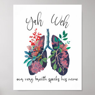 Poster Nossa Própria Respiração Fala Seu Nome Yhwh Christ