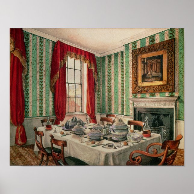 Pôster Nossa sala de jantar em York, 1838 (Frente)
