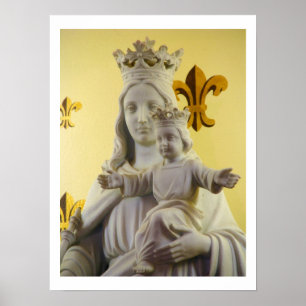 Pôster Nossa senhora Ajuda da fotografia dos cristãos