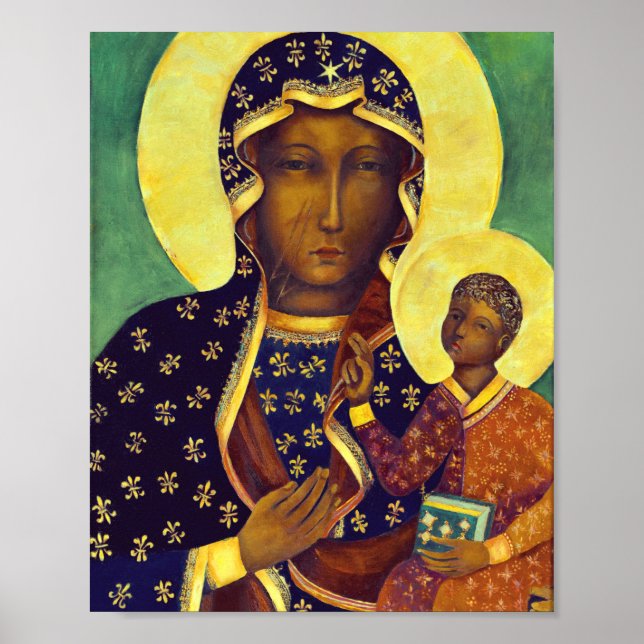 Poster Nossa senhora de Czestochowa Black Madonna Icon Po (Frente)