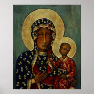 Poster Nossa Senhora de Czestochowa, Virgem Negra de Madd