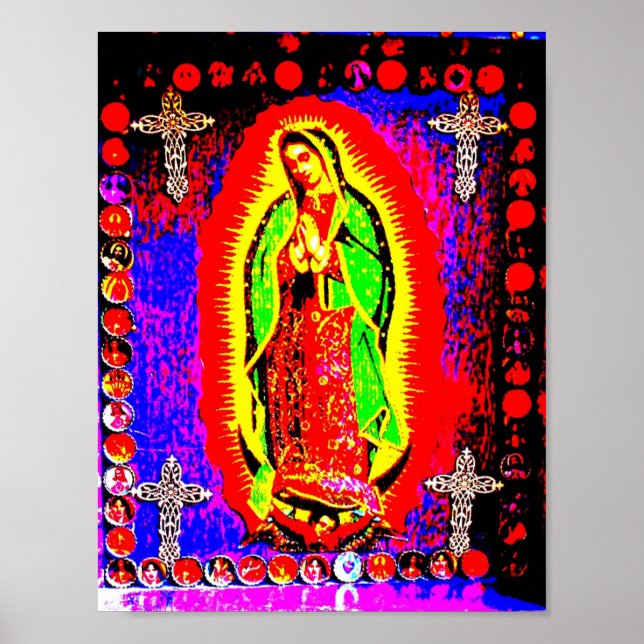 Pôster Nossa Senhora de Guadalupe (Frente)