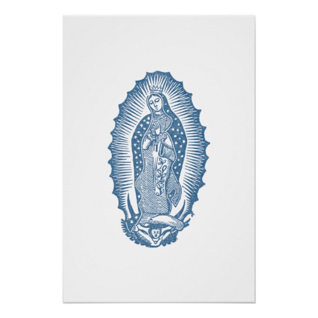 Pôster Nossa Senhora de Guadalupe (Frente)