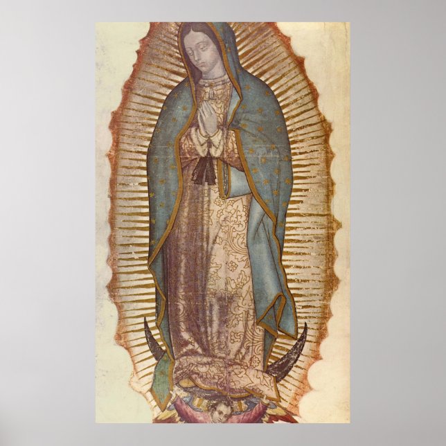 Pôster Nossa Senhora de Guadalupe (Frente)