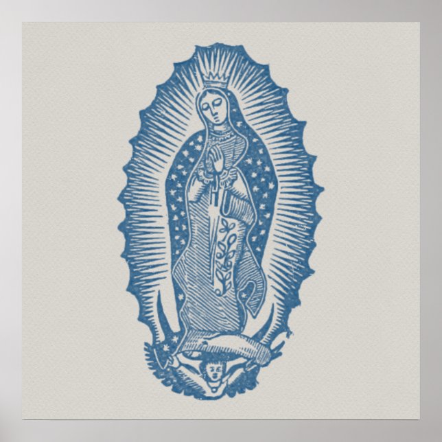 Pôster Nossa Senhora de Guadalupe (Frente)