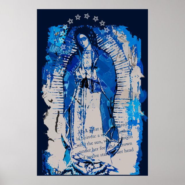 Poster Nossa Senhora de Guadalupe Collage (Frente)