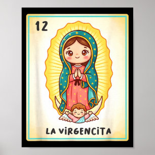 Poster Nossa Senhora de Guadalupe La Virgencita México Pa