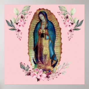Poster Nossa Senhora de Guadalupe, Nuestra Señora de Gua
