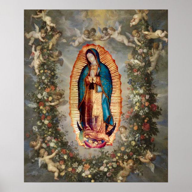 Poster Nossa Senhora de Guadalupe, Nuestra Señora de Guad (Frente)