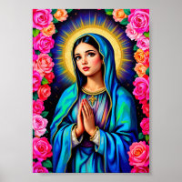 Nossa Senhora de Guadalupe Orando Virgem Maria Vib