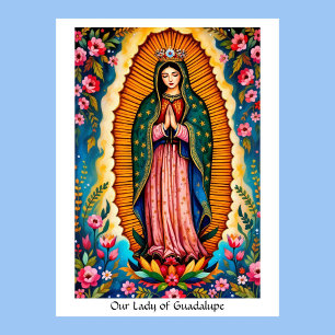 Poster Nossa Senhora de Guadalupe, Santo do México