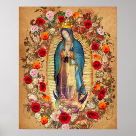 Poster Nossa Senhora de Guadalupe Virgem Maria Católica M