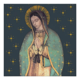 Pôster Nossa Senhora de Guadalupe Virgem Maria Poster Bri