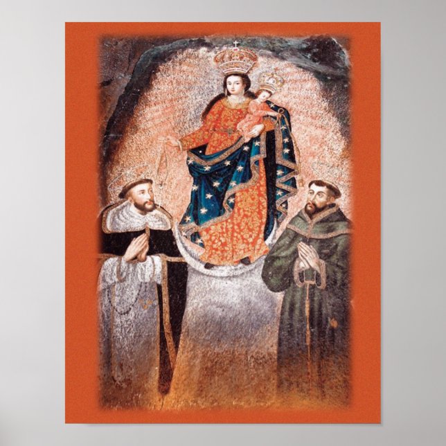 Poster Nossa Senhora de Las Lajas (Frente)