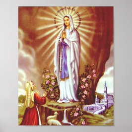 Poster Nossa Senhora de Lourdes