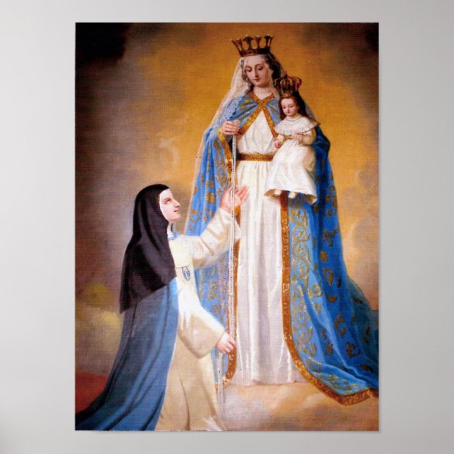 Poster Nossa Senhora do Bom Sucesso. (Frente)