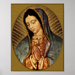 Poster Nossa senhora do Patroness de Gusdalupe dos