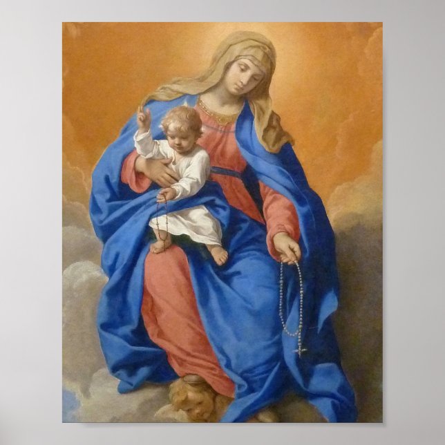 Poster Nossa Senhora do Rosário (Frente)