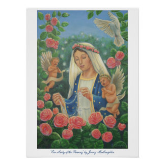 Pôster "Nossa Senhora do Rosário" por Jenny McLaughlin
