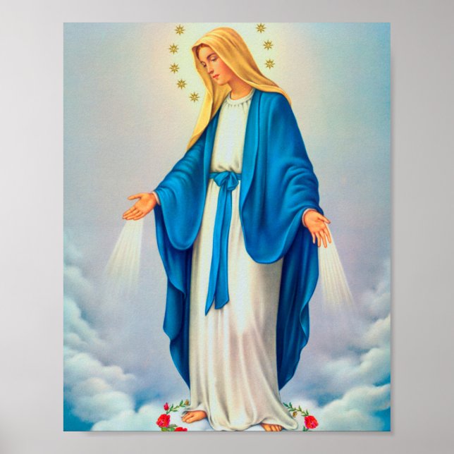 Poster Nossa Senhora Immaculada Concepção (Frente)