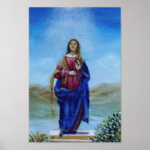 Poster NOSSA SENHORA LUZ Madonna da concepção imaculada