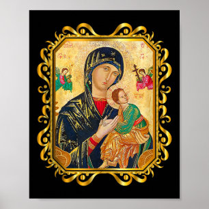 Poster Nossa Senhora Perpétua Ajuda Abençoou A Mãe Mary C