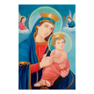 Pôster Nossa Senhora Perpétua Ajuda Católica