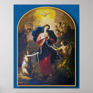 Poster Nossa senhora Undoer dos nós