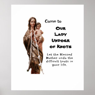 Poster Nossa Senhora Undoer of Knots