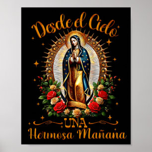 Poster Nossa Senhora Virgen De Guadalupe Santa Virgem Mar
