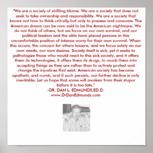 POSTER NOSSA SOCIEDADE NA AFLIÇÃO