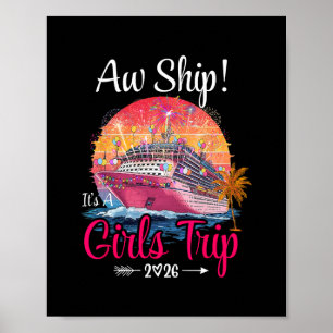 Poster Nossa Viagem das Meninas 2026 Cruzeiro Equipe Cruz