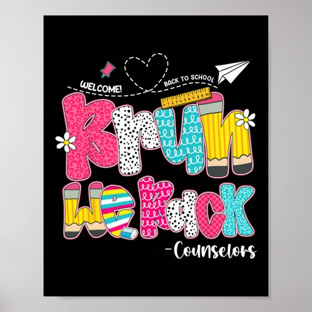 Poster Nossa Voltamos Orientadores Bem-vindos à Escola  (Frente)