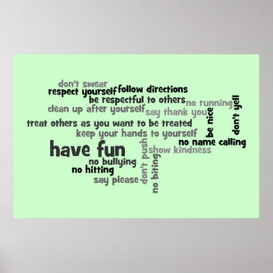 Pôster Nossas regras da igreja
