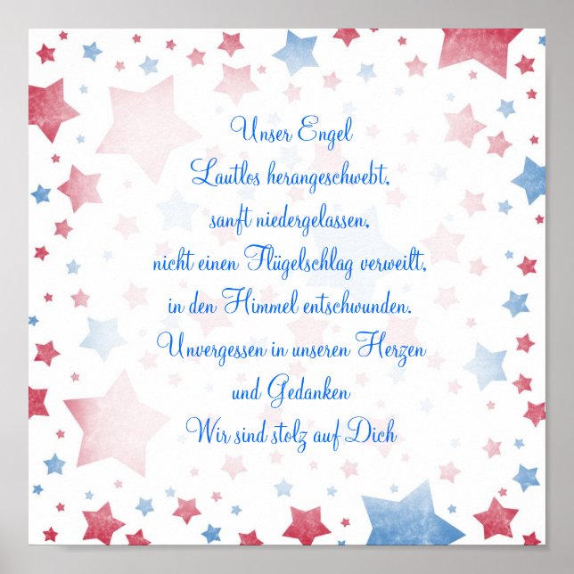 Poster Nosso anjo (Frente)