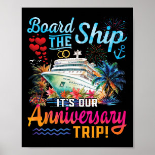 Poster Nosso Cruzeiro de Aniversário Marido e Mulher Casa