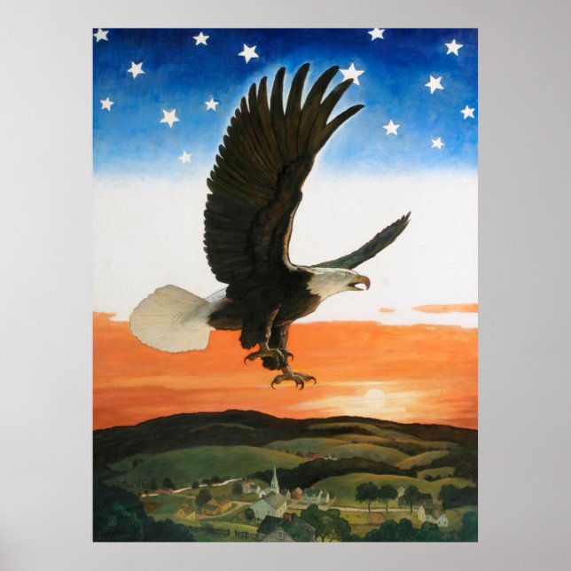 Poster Nosso emblema por Newell Convers Wyeth (Frente)