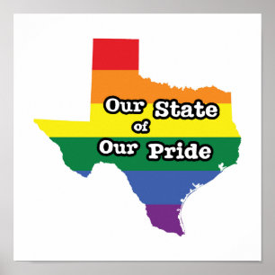 Poster Nosso Estado de Orgulho  Texas