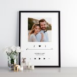 Poster Nosso Estilo De Música Personalizada Da Música Per<br><div class="desc">Design de fotos divertidas e caprichosas com um zumbido de um tocador de música.</div>