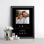 Poster Nosso Estilo De Música Personalizada Da Música Per<br><div class="desc">Design de fotos divertidas e caprichosas com um zumbido de um tocador de música.</div>
