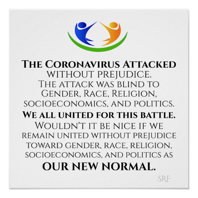 Pôster Nosso novo normal (Frente)