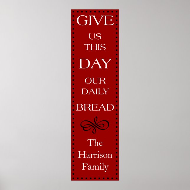 Pôster Nosso Pão Diário (Frente)