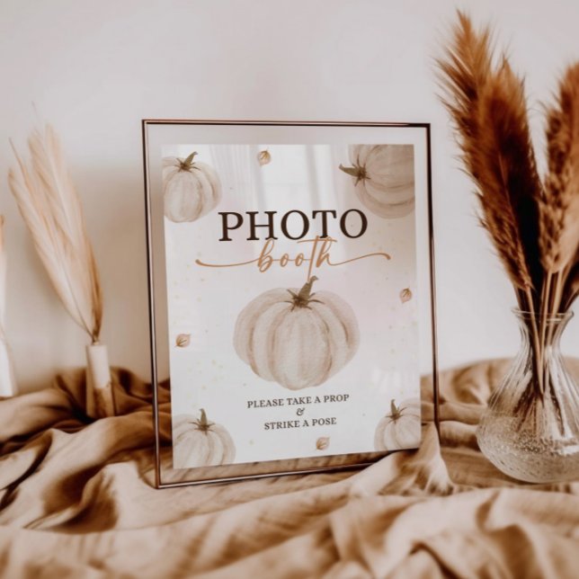 Poster Nosso Pequeno Sinal de Aniversário de Pumpkin (Criador carregado)