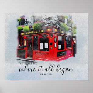 Poster Nosso Primeiro Encontro, Retrato Personalizado de