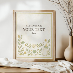 Poster Nosso Próximo Capítulo Logótipo Personalizado De C