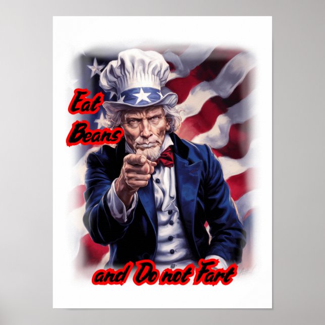 Poster Nosso Tio Sam patriótico dá bons conselhos sobre (Frente)