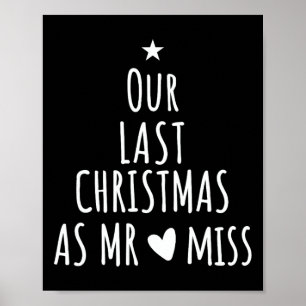 Poster Nosso Último Natal Como Sr. Miss Fiance Casal Noiv