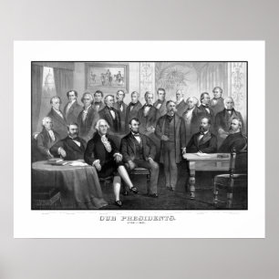 Pôster Nossos presidentes 1789 - 1881