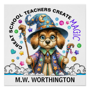 Pôster Nossos professores Criam MAGIC 1