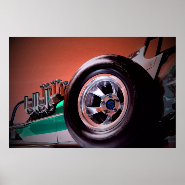 Pôster Nostalgia Dragster (Frente)